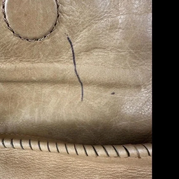 Vintage Banana Republic Brown Leather Hobo Purse Shoulder Bag Y2K - Picture 9 of 9